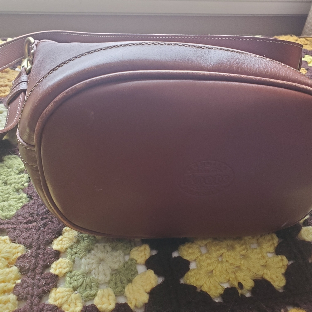 Roots feed bag leather bucket purse bag - Picture 5 of 5
